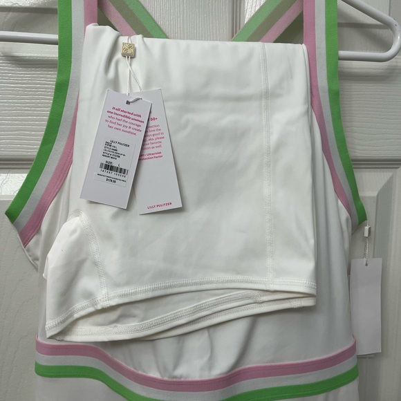 NWT Lilly Pulitzer UPF 50+ Luxletic Lollo Active Dress with separate shorts. - Picture 5 of 7